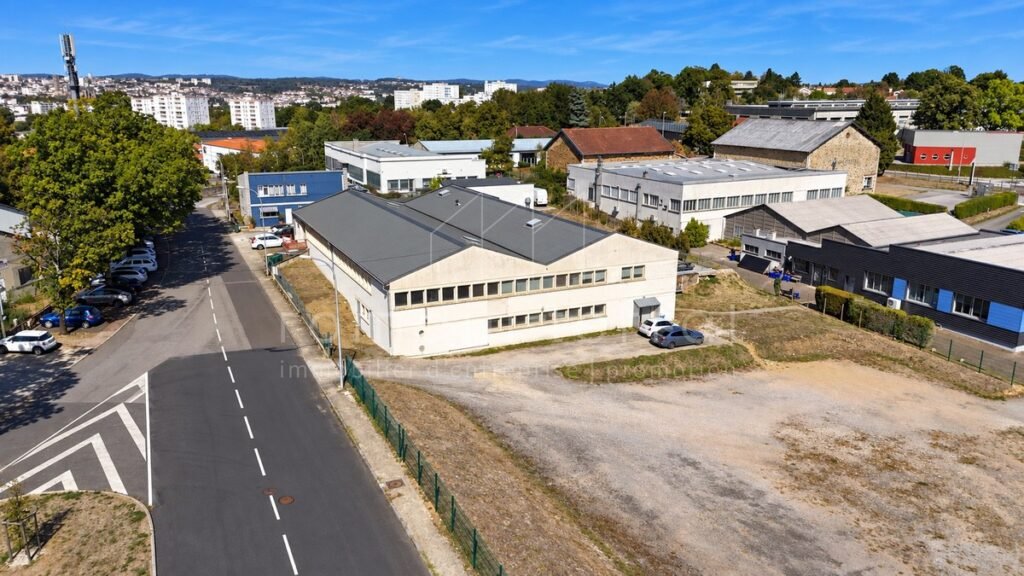 Bâtiment d'activités 1240 m² à Limoges – vue aérienne, Parc d'Activités Magré-Romanet